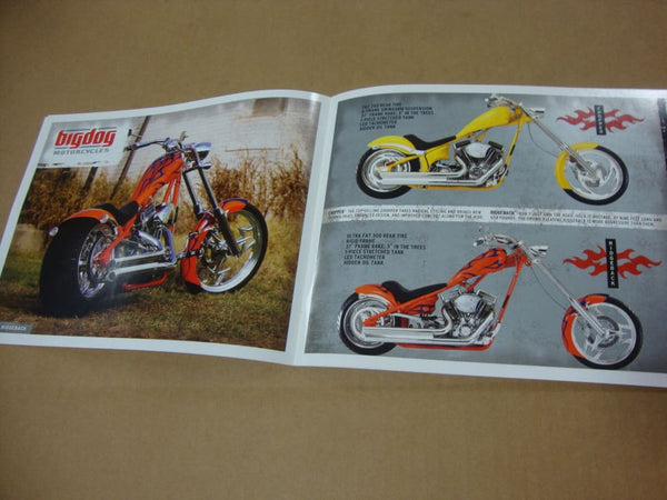 BIG DOG MOTORCYCLES OEM 2005 SALES BROCHURE 10 pg PITBULL