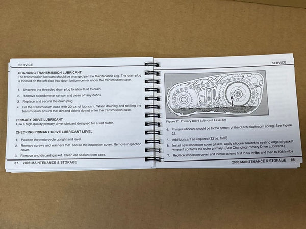 BIG DOG MOTORCYCLES OEM 2008 OWNERS MANUAL BOOKLET 4