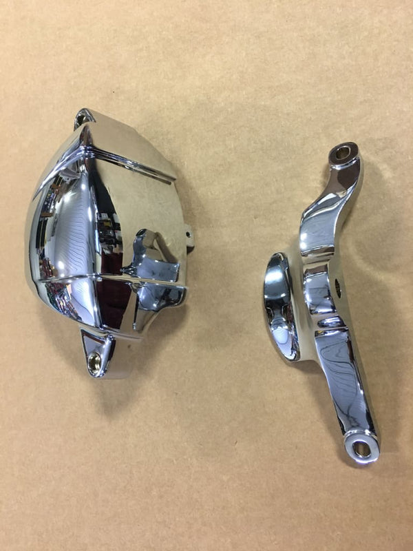Big Dog Motorcycles OEM 2009-10 WOLF CHROME coil cover w/ 