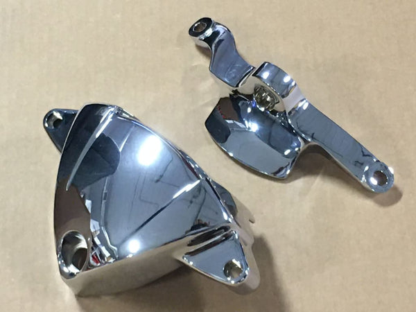 Big Dog Motorcycles OEM 2009-10 WOLF CHROME coil cover w/ 