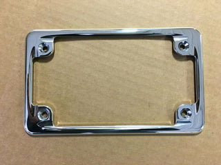 FOR BIG DOG MOTORCYCLES BILLET LICENSE PLATE BEZEL POLISHED 