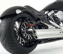 FOR BIG DOG MOTORCYCLES BLACK POWDERCOAT SISSYBAR FENDER 