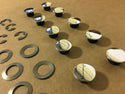 FOR BIG DOG MOTORCYCLES BRAKE ROTOR BUTTON SET 10 FRONT/REAR