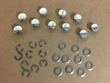 FOR BIG DOG MOTORCYCLES BRAKE ROTOR BUTTON SET 10 FRONT/REAR