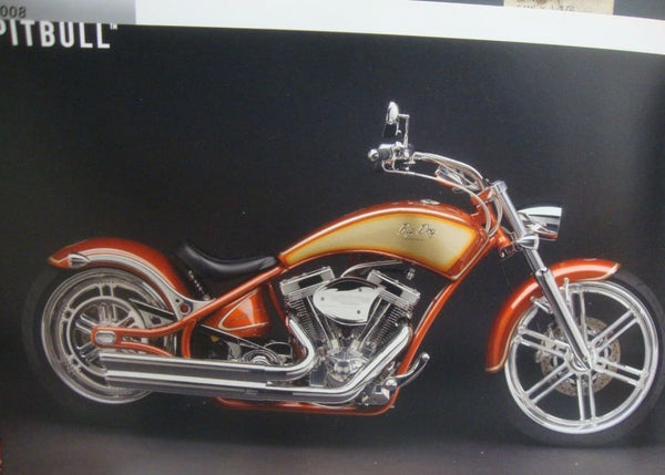 BIG DOG MOTORCYCLES CHROME 2008-11 PITBULL SISSYBAR REAR 