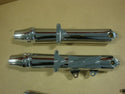 FOR BIG DOG CHROME FRONT LOWER LEG SLIDER SET FITS 2004-11 