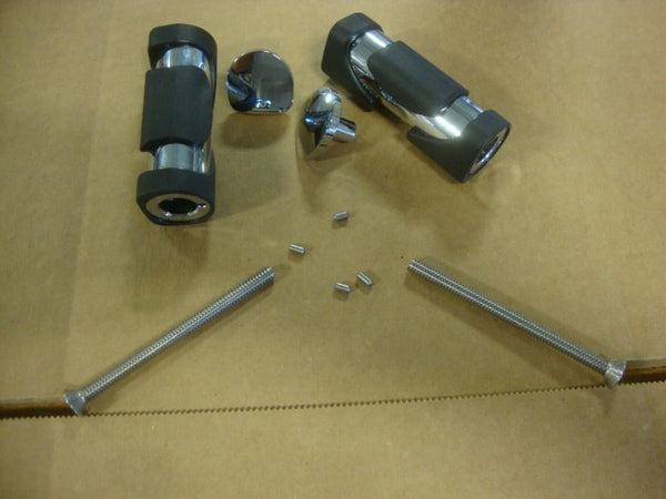 FOR BIG DOG Motorcycles chrome shift / brake toe peg set- 