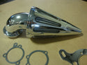 FOR BIG DOG MOTORCYCLES CHROME SPIKE AIR CLEANER W/ FILTER 