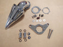 FOR BIG DOG MOTORCYCLES CHROME SPIKE AIR CLEANER W/ FILTER 