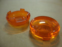 FOR BIG DOG MOTORCYCLES EARLY TURN SIGNAL AMBER LENS SET 