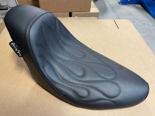 BIG DOG MOTORCYCLES OEM FLAME STITCH SOLO SEAT FITS 2005