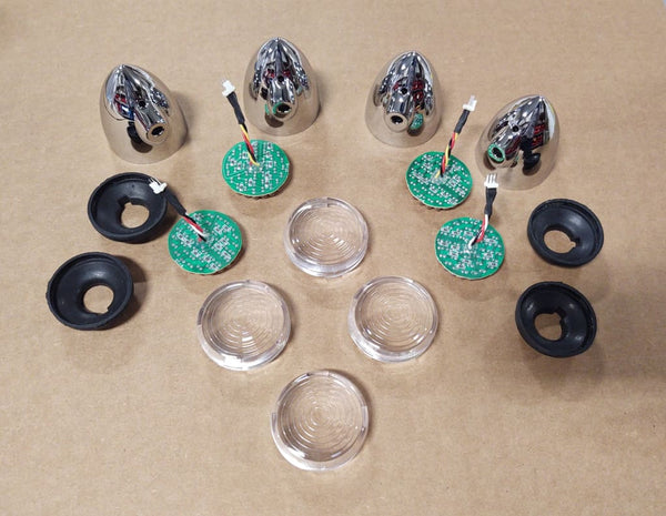 FOR BIG DOG Front & Rear Brake / LED Turn Signal All Lenses 