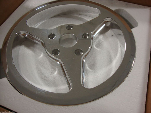 FOR BIG DOG MOTORCYCLES K-9 POLISHED REAR DRIVE PULLEY 