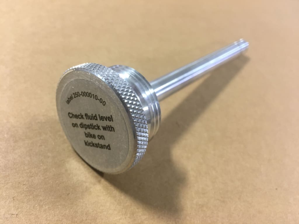 Big Dog Motorcycles OEM OIL TANK DIPSTICK w/ O' RING & KNURLED EDGE 20