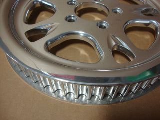 BIG DOG POCKETKNIFE REAR DRIVE PULLEY 65 TOOTH POLISHED 2002