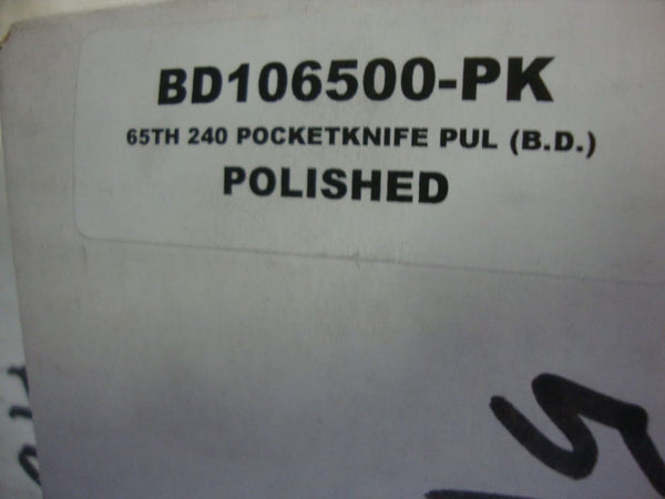 BIG DOG POCKETKNIFE REAR DRIVE PULLEY 65 TOOTH POLISHED 2002