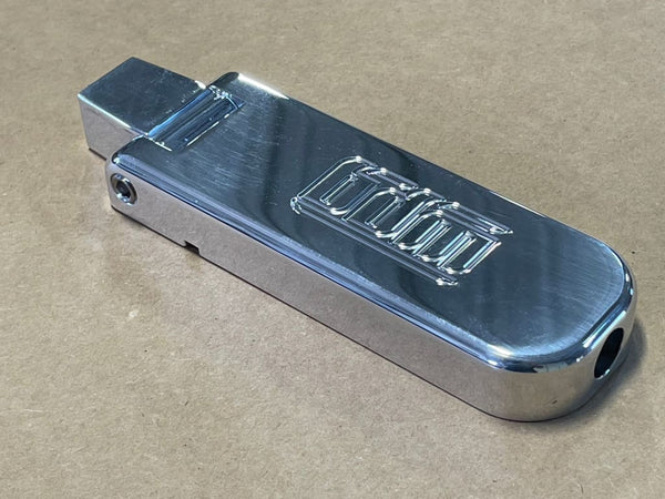 FOR BIG DOG MOTORCYCLES POLISHED FOLDING LICENSE PLATE
