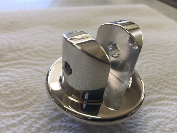 FOR BIG DOG POLISHED FOOT CONTROL CLEVIS 2004-2011 MODELS 