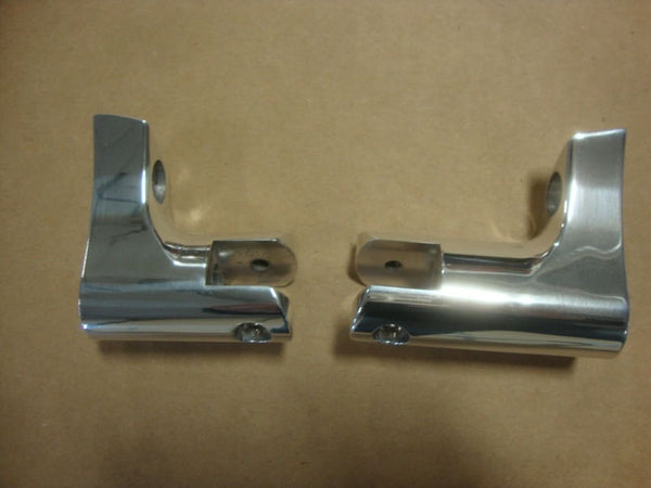 FOR BIG DOG MOTORCYCLES POLISHED PASSENGER PEG CLEVIS SET 
