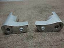FOR BIG DOG MOTORCYCLES POLISHED PASSENGER PEG CLEVIS SET 