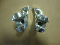 FOR BIG DOG MOTORCYCLES POLISHED PASSENGER PEG CLEVIS SET 