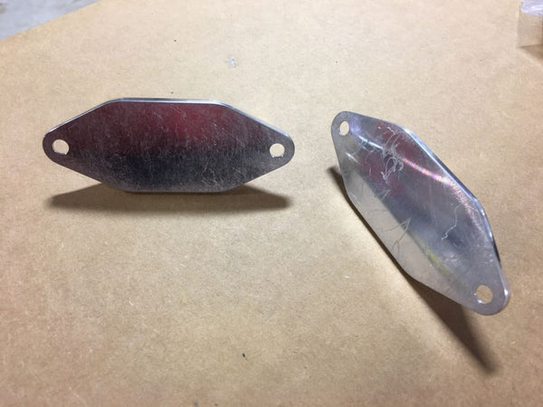 FOR BIG DOG MOTORCYCLES POLISHED SPIKE REAR AXLE CAP SET 