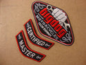 BIG DOG MOTORCYCLES TECH SUMMIT PATCH SET OF 3 MASTER