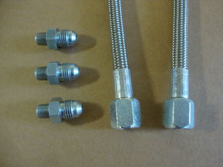 NEW BIG DOG MOTORCYCLES OIL LINE KIT 2 LINES W/ HDW 10.5 & 
