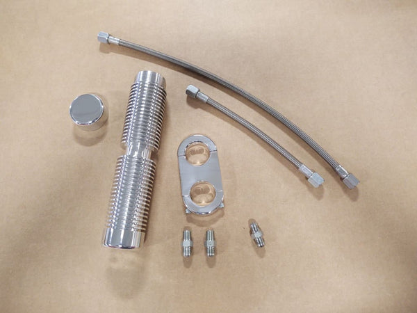 FOR BIG DOG MOTORCYCLES POL BILLET OIL COOLER KIT W/ LINES 