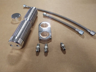 FOR BIG DOG MOTORCYCLES POL BILLET OIL COOLER KIT W/ LINES 