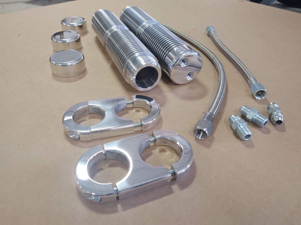 FOR BIG DOG MOTORCYCLES POL BILLET OIL COOLER KIT W/ STASH 