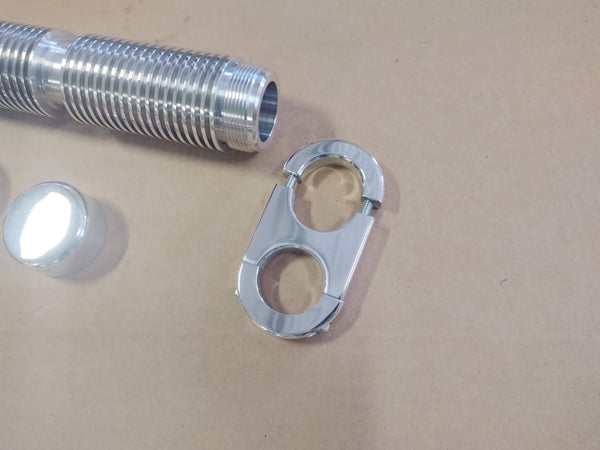 FOR BIG DOG MOTORCYCLES POL STASH TUBE w/ BRACKET FITS K-9 
