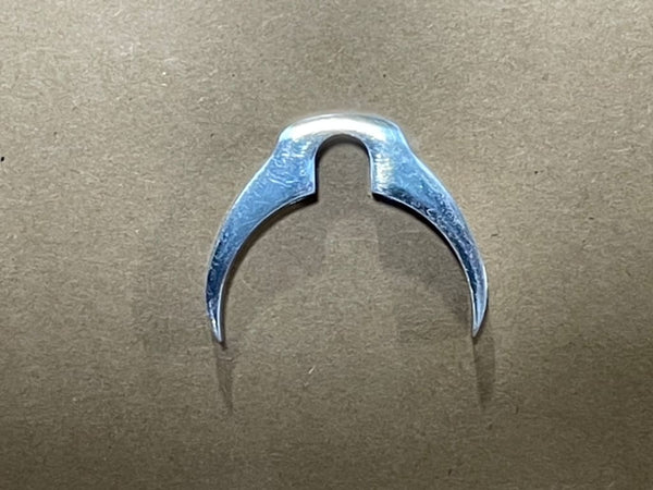 V-Factor polished brake line clamp for 41mm or 49mm fork