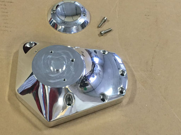 POLISHED CAM COVER CRANK TRIGGER 2005-2011 117 BIG DOG BIG 