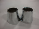 FOR BIG DOG MOTORCYCLES POLISHED FORK DUST CAP SET COARSE 