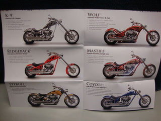 BIG DOG MOTORCYCLES SMALL 2010 SALES BROCHURE BULLDOG