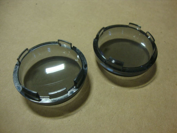 FOR BIG DOG MOTORCYCLES SMOKED TURN SIGNAL LENS FRONT OR 