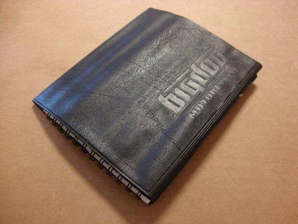 BIG DOG MOTORCYCLES STASH TUBE WALLET/ OWNERS MANUAL COVER 