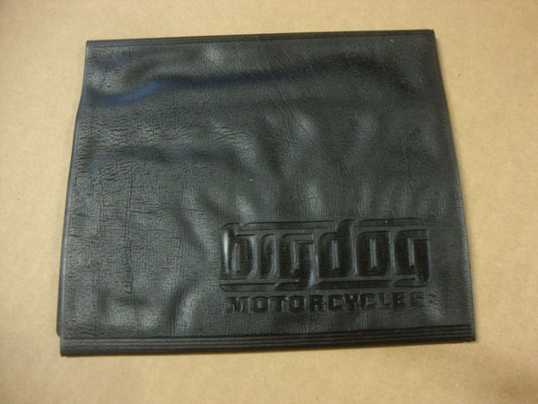 BIG DOG MOTORCYCLES STASH TUBE WALLET/ OWNERS MANUAL COVER 