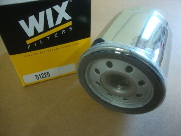 FOR BIG DOG MOTORCYCLES WIX CHROME SPIN ON OIL FILTER #51225