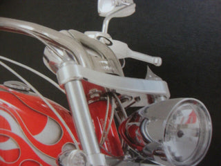 FOR BIG DOG CHROME ROULETTE FORK CAPS FITS K-9 CHOPPER