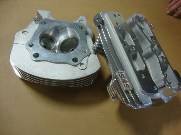 BIG DOG S&S 4 1/8 BORE FULL POLISHED HEADS 111 117 124 