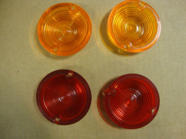 CHRIS PRODUCTS FLAT TURN SIGNAL LENS FULL SET BIG DOG ’02 & 