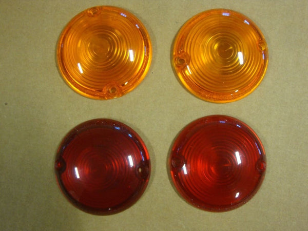 CHRIS PRODUCTS FLAT TURN SIGNAL LENS FULL SET BIG DOG ’02 & 