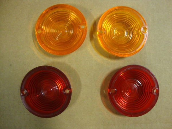 CHRIS PRODUCTS FLAT TURN SIGNAL LENS FULL SET BIG DOG ’02 & 