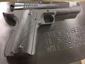 Colt 1911 A1 man cave/garage art plaques - 12 x 7 - CNC 
