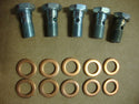 KIT - 10MM 3/8- 24 BANJO BOLT SET W/ WASHERS INDUSTRIAL BIG 