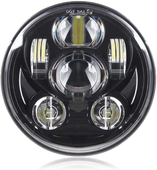 FOR BIG DOG MOTORCYCLE LED HEADLIGHT 5 3/4 FITS K-9 MASTIFF 