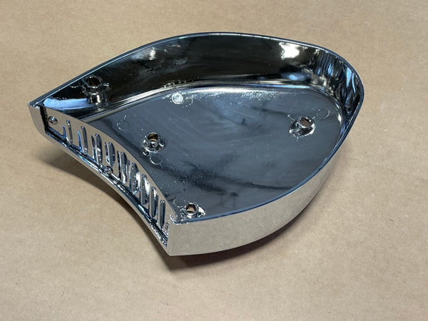FOR BIG DOG MOTORCYCLES CHROME AIR CLEANER COVER w/ LOUVERED