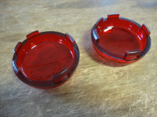FOR BIG DOG MOTORCYCLES EARLY TURN SIGNAL RED LENS SET 2003 